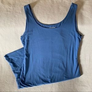 Peruvian Connection Blue Maxi Dress